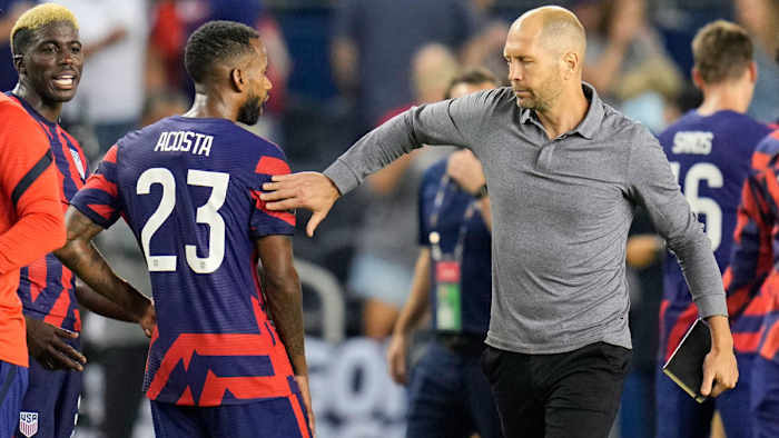 USMNT's Kellyn Acosta and Gregg Berhalter